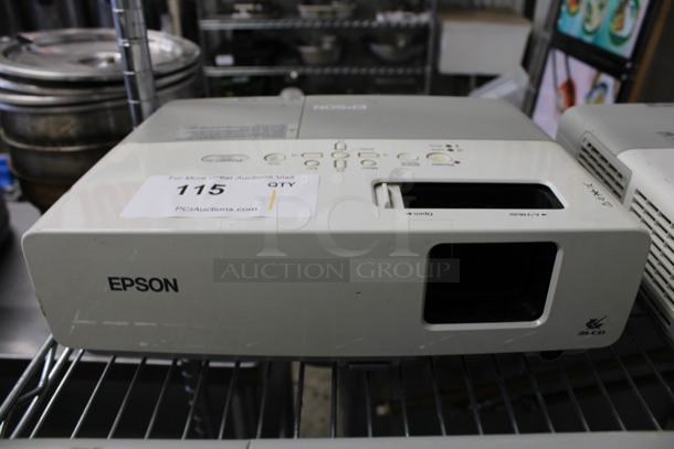 Epson Model EMP-83 LCD Projector. 100-240 Volts, 1 Phase. 13x9.5x4