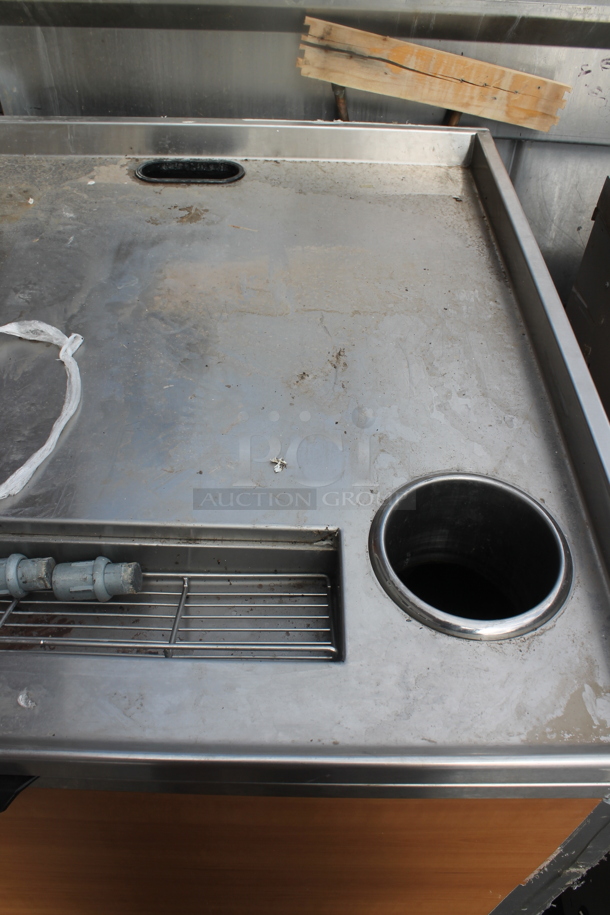 Duke SUB-BD-60-LM Stainless Steel Commercial Soda Station w/ Wood Pattern Doors.  - Image 3 of 5