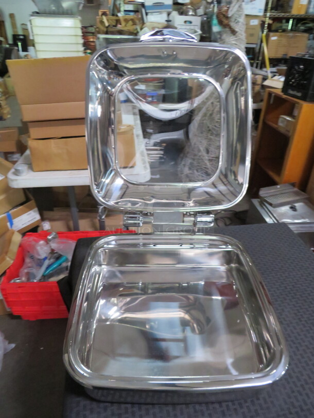 One NEW Vollrath 6 Quart Half Size Glass Top Induction Chafer. #46135 - Image 2 of 2