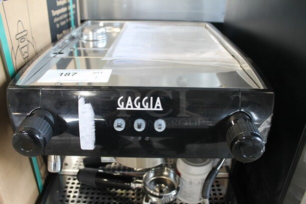 BRAND NEW SCRATCH AND DENT! 2022 Gaggia CGG191A50NU Stainless Steel Commercial Countertop Single Group Espresso Machine w/ Portafilter and Steam Wand. Tested and Working! - Image 2 of 11
