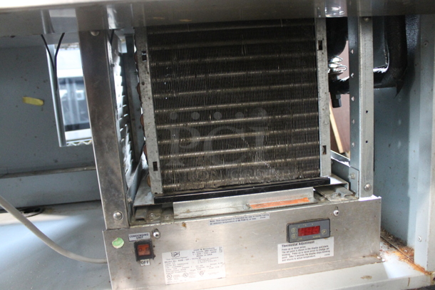 Duke SUB-CP-TC74 M Stainless Steel Commercial Subway Sandwich Make Line w/ Front Panels. 120 Volts, 1 Phase.  - Image 9 of 10