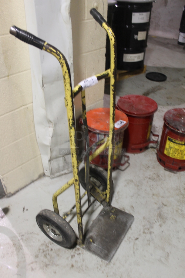 Yellow Metal Furniture Dolly. - Image 2 of 3