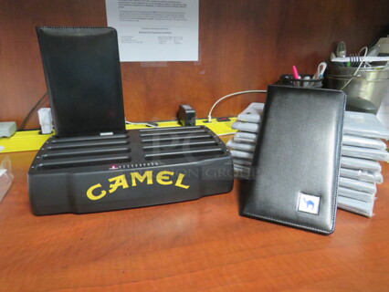 One NEW Camel Iluminated Receipt Holder. 10 Check Holders.