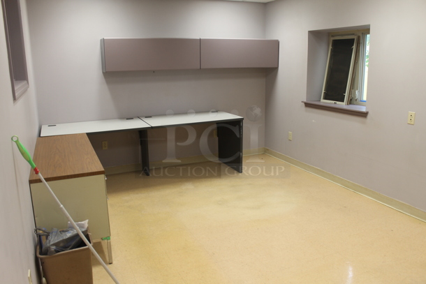 ALL ONE MONEY! ROOM LOT of Various Items Including Tables and Desk. BUYER MUST REMOVE. - Image 1 of 8