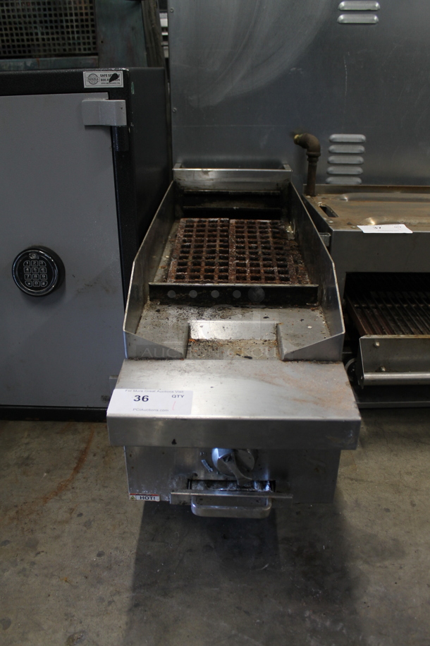 Southbend P12N-C Stainless Steel Commercial Countertop Propane Gas Powered Charbroiler Grill. Missing Grates. 