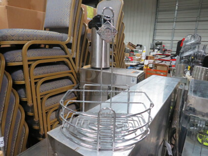 Tabasco Chrome Table Top  Condiment Caddy. 10XBID