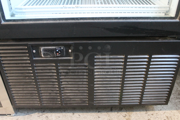 Habco SE18 Metal Commercial Single Door Reach In Cooler Merchandiser w/ Poly Coated Racks. 115 Volts, 1 Phase. Cannot Test Due To Missing Power Cord - Image 4 of 4