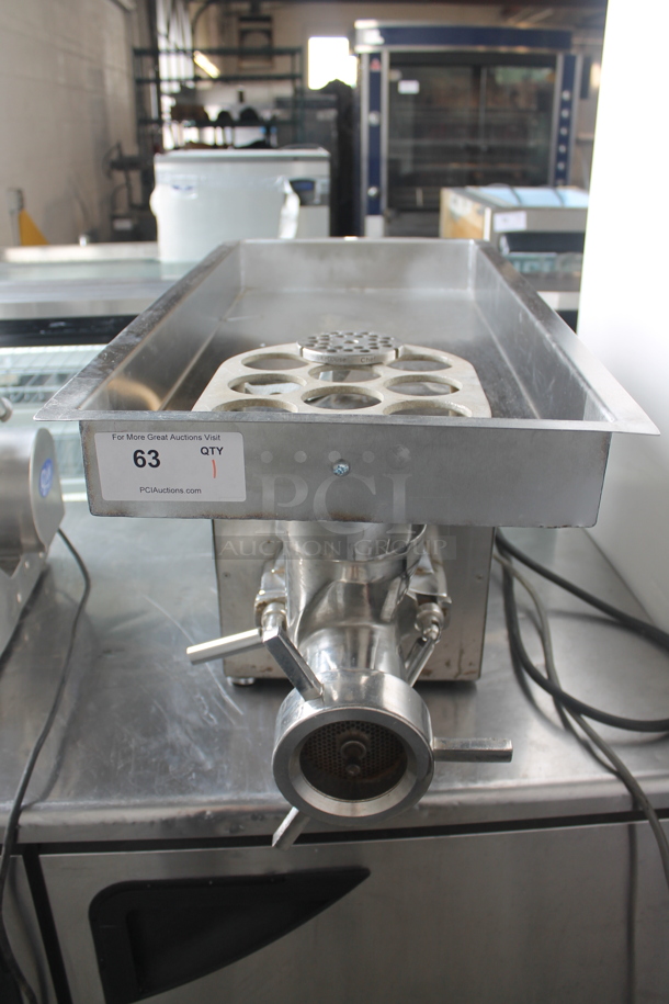 Thunderbird TB-500E Stainless Steel Commercial Countertop Meat Grinder w/ Tray. 220 Volts, 1 Phase. - Image 2 of 8