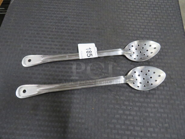 Stainless Steel Perforated Spoon. 2XBID - Image 1 of 1