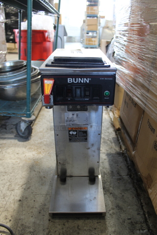 2017 Bunn CWTF15-APS Stainless Steel Commercial Countertop Coffee Machine w/ Hot Water Dispenser. 120 Volts, 1 Phase.