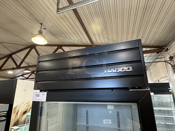 2019 Habco SE18 Metal Commercial Single Door Reach In Cooler Merchandiser w/ Poly Coated Racks. 115 Volts, 1 Phase. Tested and Working! - Image 3 of 7