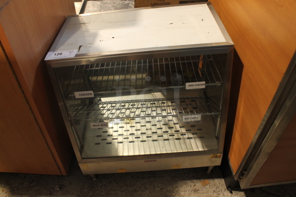 Metal Countertop Display Case Merchandiser. Tested and Working! - Image 1 of 3
