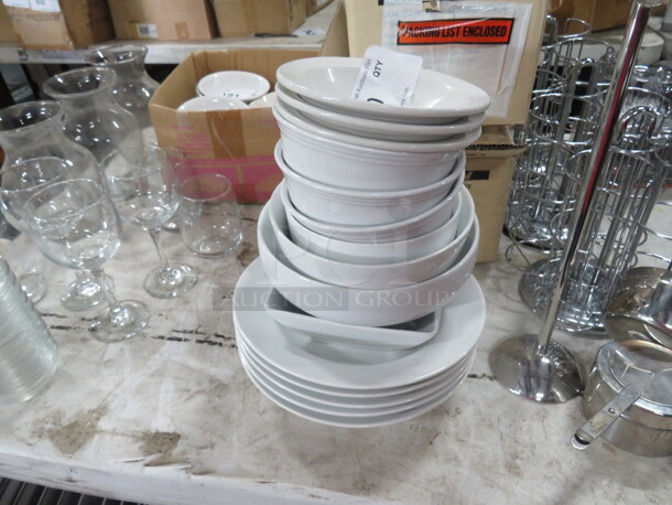 One Lot Of Assorted Dishes. - Image 1 of 1