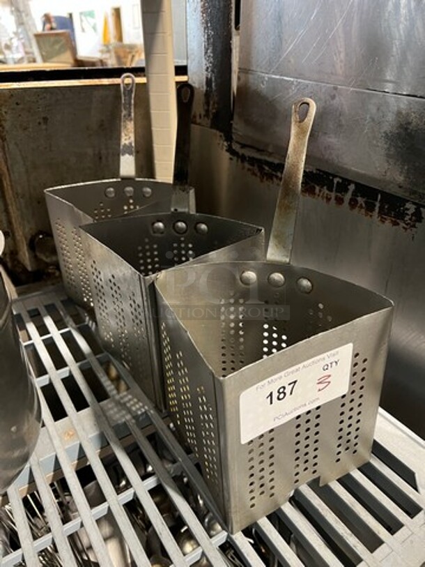 3 Metal Baskets. 6x6x12. 3 Times Your Bid! - Image 2 of 3