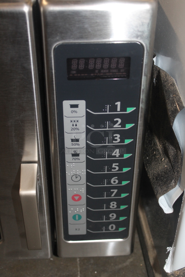 2023 Amana RFS18TS Stainless Steel Commercial Countertop Microwave Oven. 208/240 Volts, 1 Phase.  - Image 2 of 5