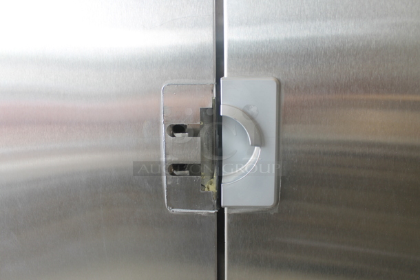 BRAND NEW! 2019 Alto Shaam QC3-100R Stainless Steel Commercial Floor Style Blast Chiller w/ 3 Probes. Comes w/ Remote RivaCold Compressor and Metal Pan Transport Rack. Pan Rack Appears To Be a Little Too Big To Roll In. 115/208-230 Volts, 1 Phase. Stock Picture Used as Gallery Picture - Image 5 of 12