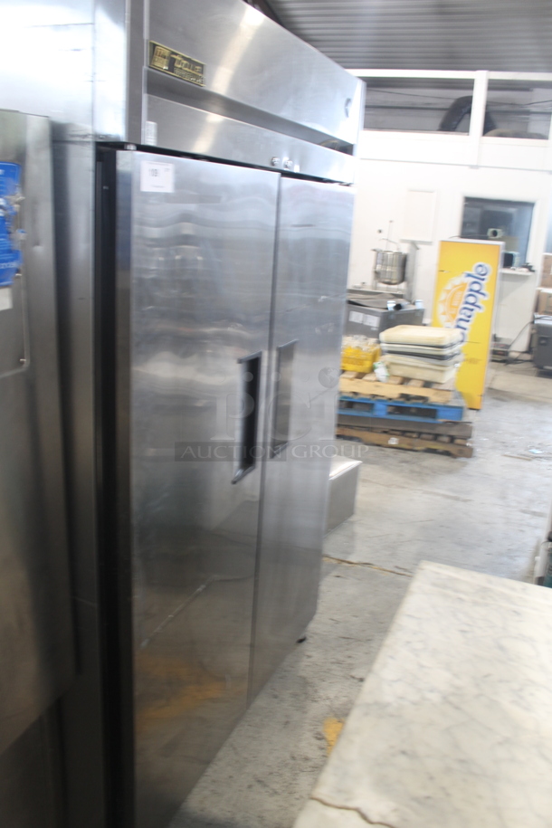 2015 True TG2R-2S Commercial Stainless Steel Two Door Reach In Cooler With 
Polycoated Shelves. 115V, 1 Phase. Tested and Working! - Image 2 of 6
