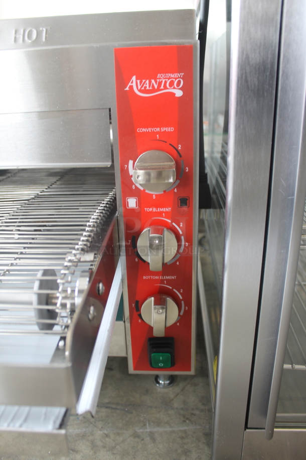 BRAND NEW! Avantco TT-P11-120 177CVROV10RA Stainless Steel Commercial Countertop Conveyor Oven. 120 Volts, 1 Phase. Tested and Working! - Image 4 of 6