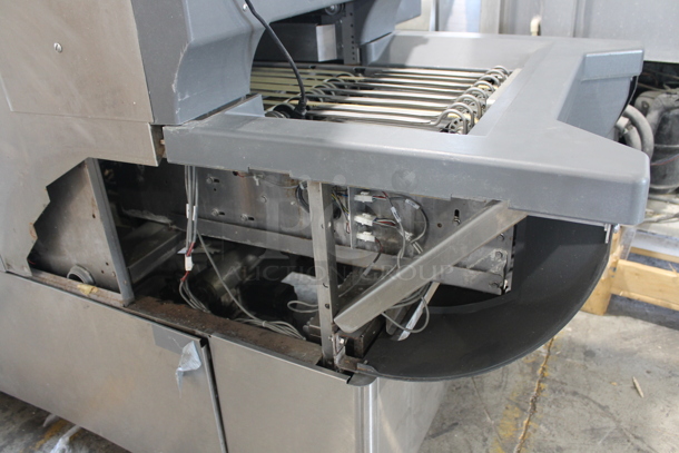 Hobart AWS Stainless Steel Commercial Floor Style Wrapping Station w/ Hobart Model EPCP Touch Screen and Label Printer on Commercial Casters. 120/208-240 Volts, 1 Phase. - Image 9 of 12