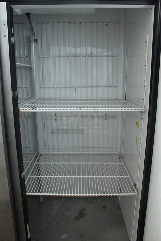 2013 True T-49F ENERGY STAR Stainless Steel Commercial 2 Door Reach In Freezer w/ Poly Coated Racks on Commercial Casters. 115 Volts, 1 Phase. Tested and Powers On But Does Not Get Cold - Image 4 of 8