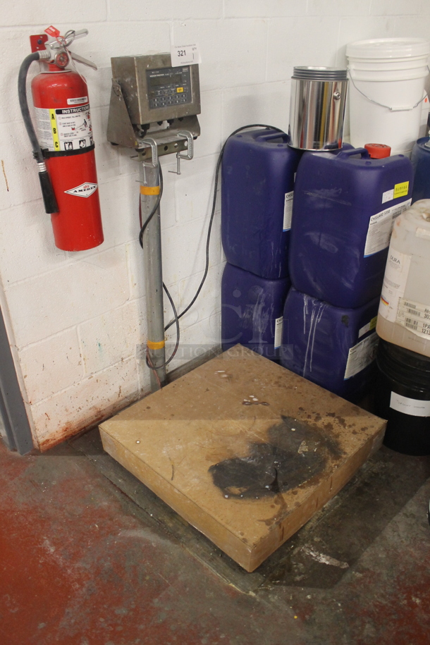 Weigh-Tronix WI-125 Metal Commercial Floor Style Scale. 115 Volts, 1 Phase.  - Image 2 of 5