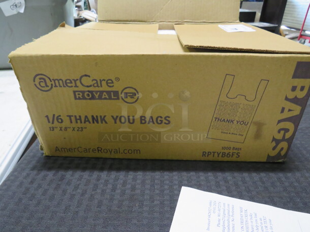 One Case Of T Shirt Bags. - Image 1 of 1