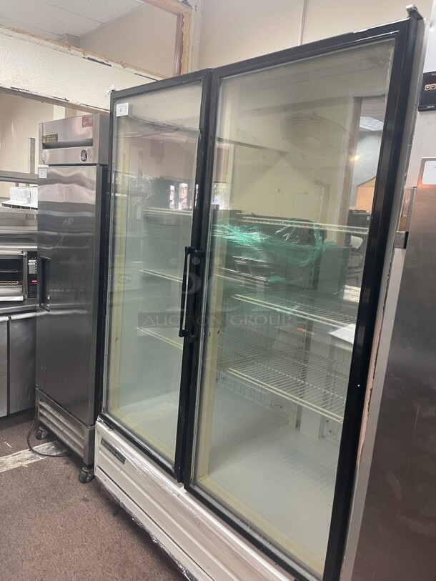 Working! Master Bilt Commercial Two Glass Door Freezer 220 Volt 1 Phase Great for Ice Cream CakeTested and Working!