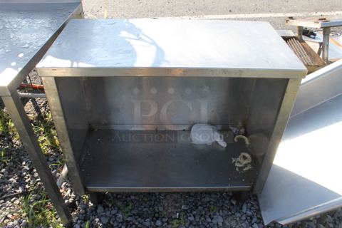 Stainless Steel Commercial Table w/ Under Shelf.