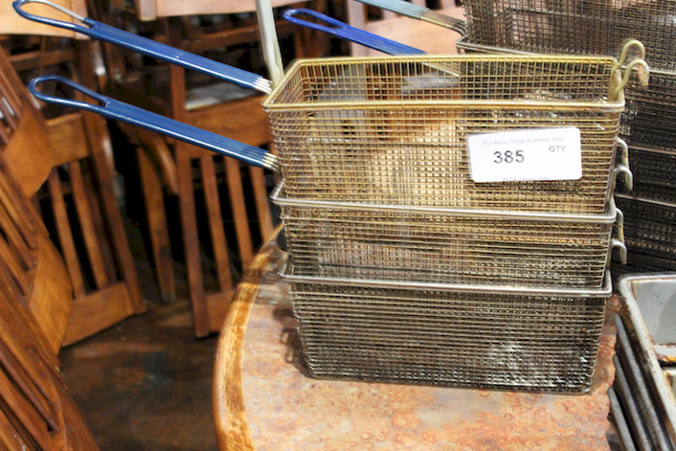 Lot of 3 Fryer Baskets. 
13-3/8x6-1/2x5-7/8
4x Your Bid