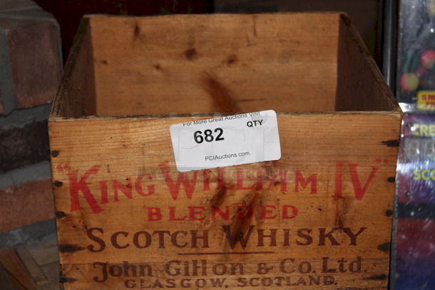 NICE! John Gillon & Co. Ltd. "King William IV Blended Scotch Whisky" Box. - Image 2 of 5