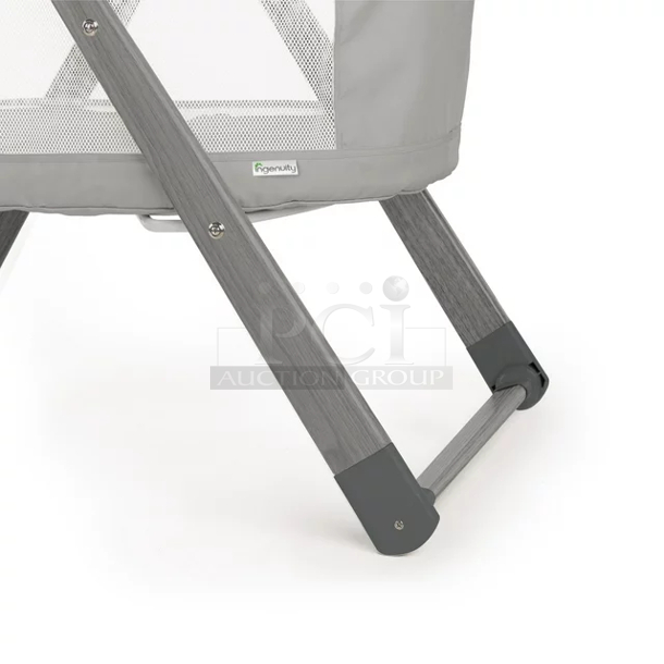 Ingenuity Wood Foldaway Rocking Baby Bassinet Classic - Wallace. 3x Your Bid.  37.00 x 23.25 x 28.00 Inches - Image 7 of 12