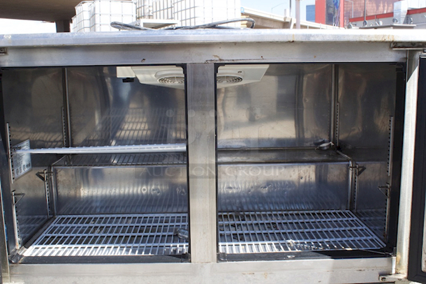 Everest Refrigeration ETBR2 47 1/2" W Undercounter Refrigerator w/ (2) Sections & (2) Doors, 115v. Tested Working.  - Image 5 of 6