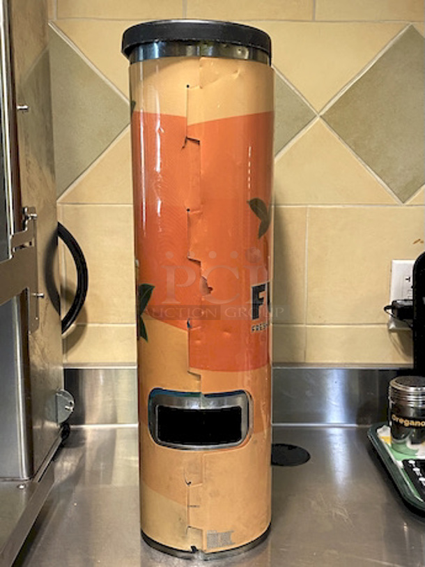 Bunn 39600.0104 Fuze Tea Dispenser, 3-1/2 gallon.  

Width	6 1/4 Inches
Depth	13 1/2 Inches
Height	21 5/8 Inches
 - Image 2 of 5