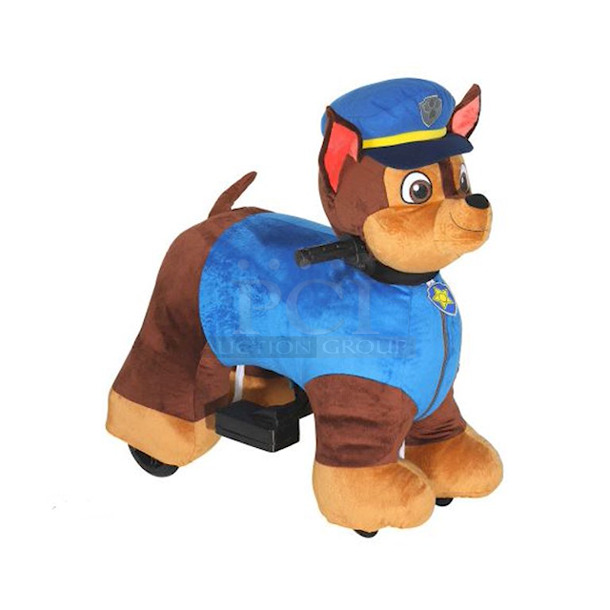 LIMITED EDITION! Paw Patrol 6 Volt Plush Chase Ride-on by Dynacraft with Pup House Included! 28.50 x 14.50 x 26.00 - Image 3 of 9