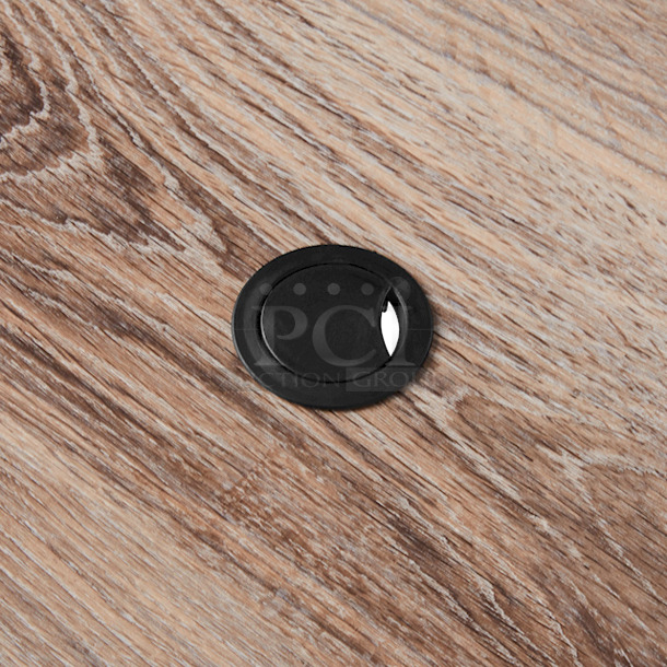 BEAUTIFUL!! Mainstays Heritage Park Outdoor Faux Wood Square Steel Dining Table.  - Image 4 of 7