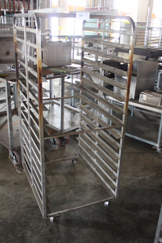 Baxter BXDSS-15B2 Roll-In Double Oven Rack (15) Slides Hold (30) 18" 28-1/2x36x70