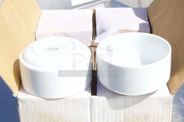BRAND NEW-NEVER USED! TriMark® Alani, Stacking Soup Cup w/o Handle, 10 oz, 4 1/8" dia. x 2 1/4"H. 6pcs In total.  - Image 3 of 6
