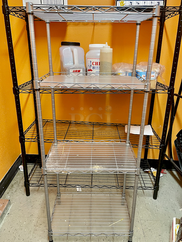 NICE! 4 Shelf Wire Rack 18x12x60  - Image 1 of 2