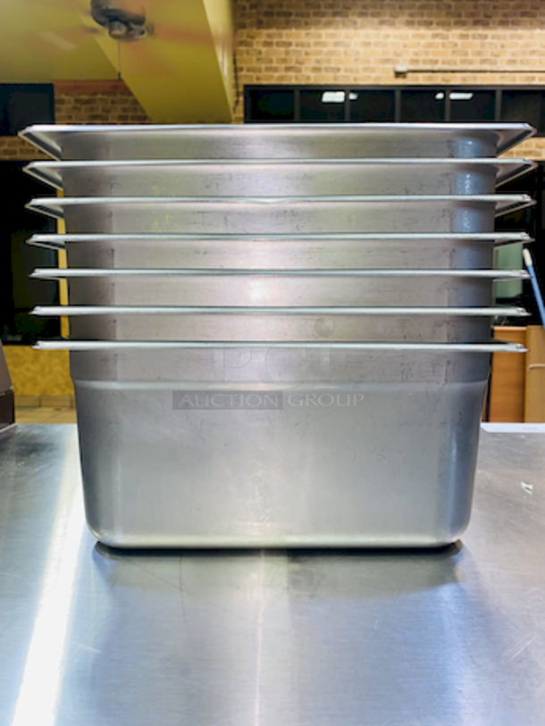 AWESOME! Set of (5) Stainless Steel 1/3 Pans, 6 Inch Deep.

7x Your Bid - Image 3 of 5