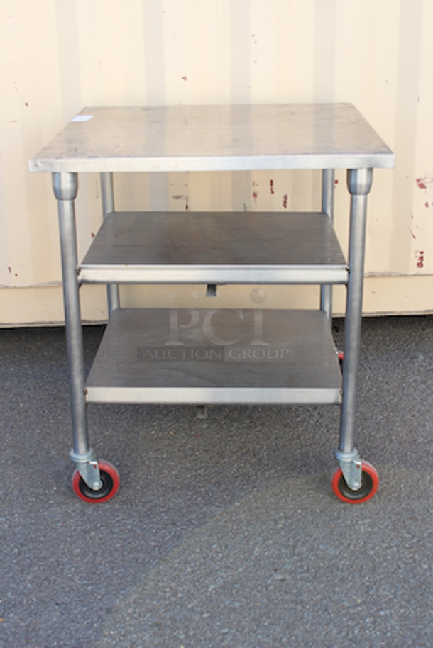 OUTSTANDING! Mobile Equipment Stand With (2) Undershelves. 36x34x37-1/2 - Image 6 of 6