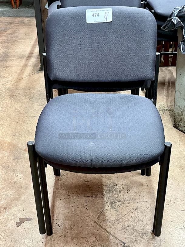 PREMIUM! Side Chair Without Arms, Padded Seat, Stackable 4x Your Bid - Image 1 of 1