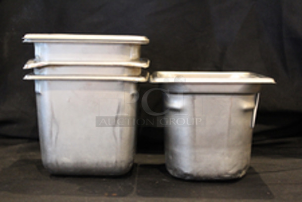 Stainless Steel 1/6 Pans, 6” Deep
6-1/4x6-3/4x6
5x Your Bid
 - Image 4 of 5