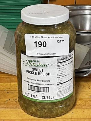 Signature Sweet Pickle Relish, 1 Gallon
