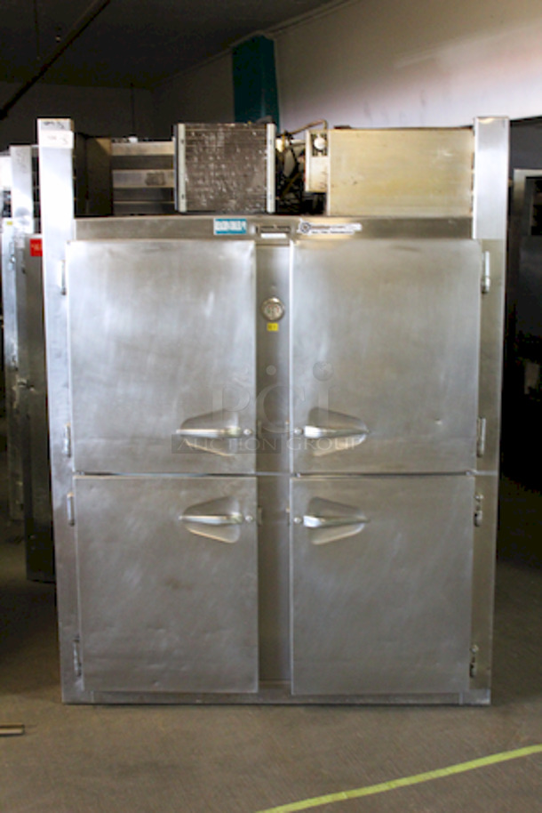 AWESOME! Set of 3 Traulsen RDT232WUT Stainless Steel 45 Cu. Ft. Two Section Half Door Reach In Refrigerator / Freezer. Tested. In working Order except (1) Unit has an issue with the refrigerator side of the unit and is clearly marked. 58x35x83-1/4 3x Your Bid. 