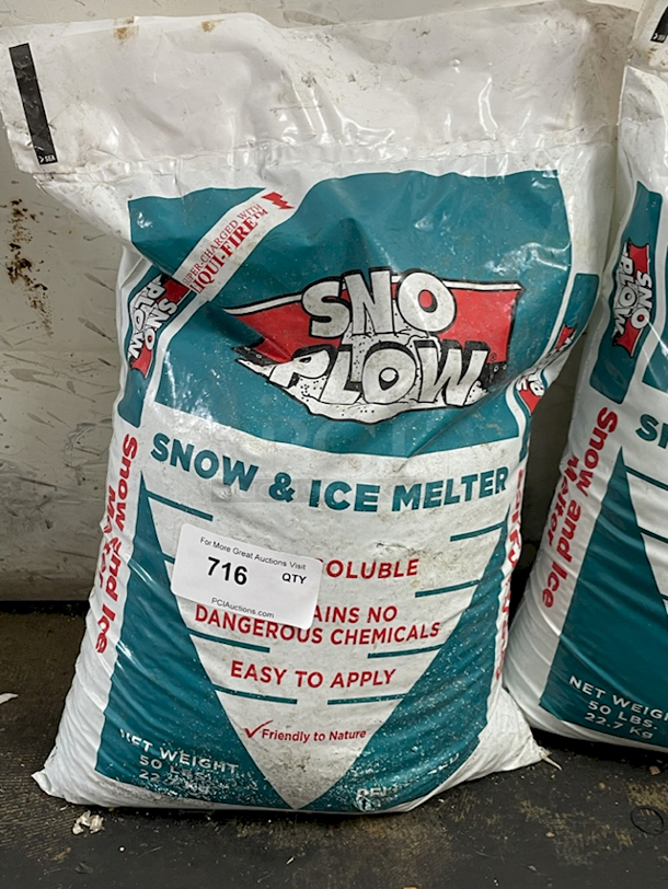 Sno Plow Ice Melt, 50lbs. Pelletized 