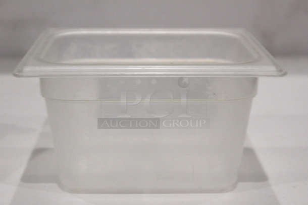 Cambro EN 63-1 Camware 1/6 Pans, 4” Deep
63⁄8" x 615⁄16"x4”
4x Your Bid
 - Image 2 of 5