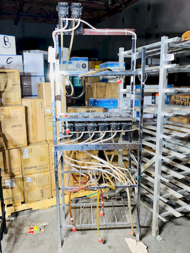 NICE! 2 Bag In Box Racks. - Image 4 of 4