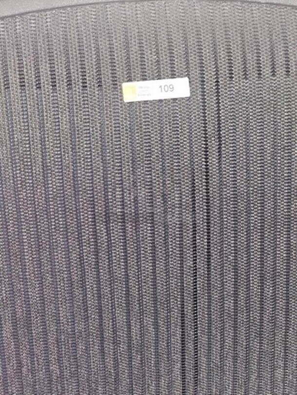 Herman Miller Aeron Desk Chair- black- In great used condition- very high end chair with minor wear. No broken pieces or tears. 48"H x 28"W x 23"D. - Image 3 of 3