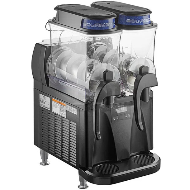 BRAND NEW SCRATCH AND DENT! 2022 Bunn ULTRA-2 Stainless Steel Commercial Countertop 2 Hopper Slushie Machine. 115 Volts, 1 Phase. Tested and Working! - Image 1 of 8