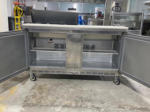 Beverage Air SPE60-08 60"
Sandwich/Salad Prep Table w/ Refrigerated Base, 115v

  - Image 5 of 7